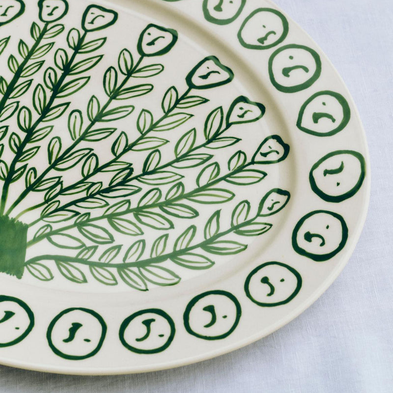 HAY | La Pittura Serving Platter - Ceramic - Olive Grove