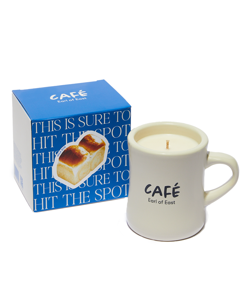  Milk Bun bakery scented candle in reusable ceramic mug by Earl of East 
