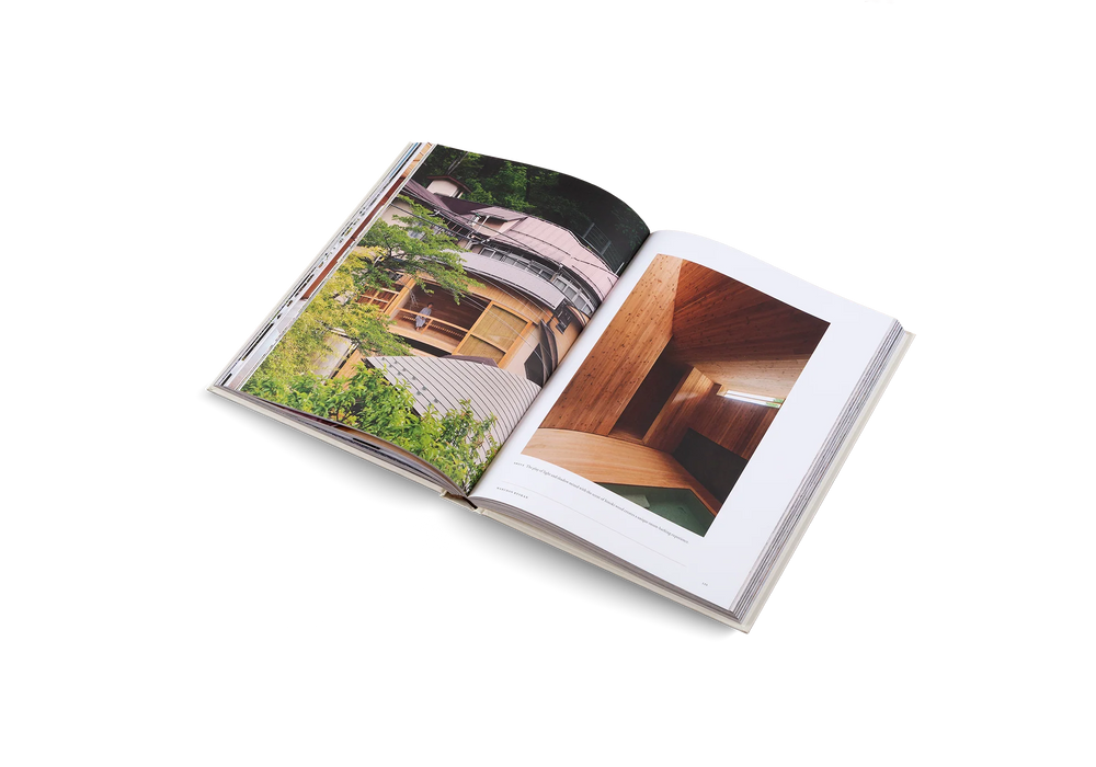 Onsen and Ryokans of Japan Book by Gestalten, open to a photo spread