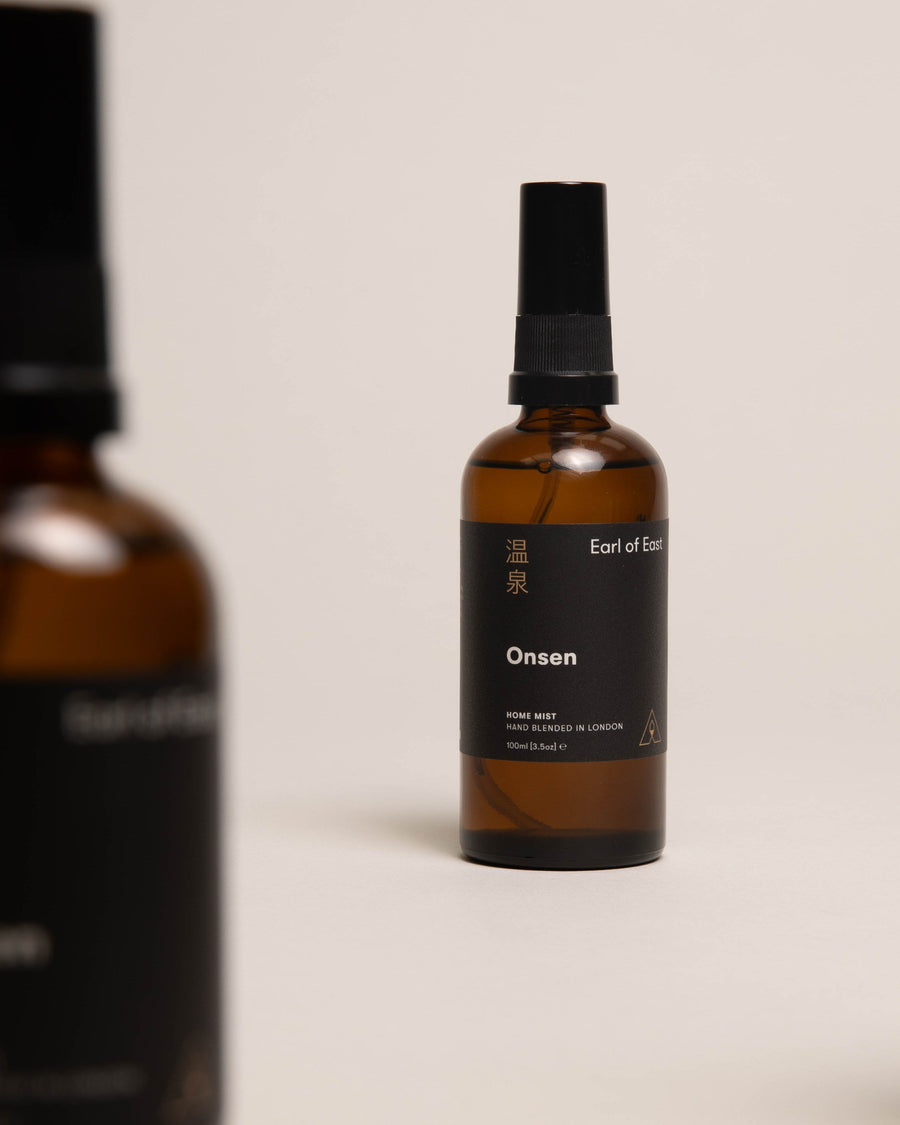 Onsen Home Mist, 100ml by Earl of East, on a beige background