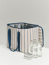 HAY | Outdoor Market Cooler Bag - Beige & Blue Stripe
