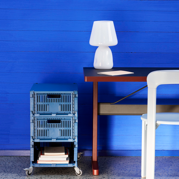 HAY | Colour Crate Lid - Medium - Electric Blue