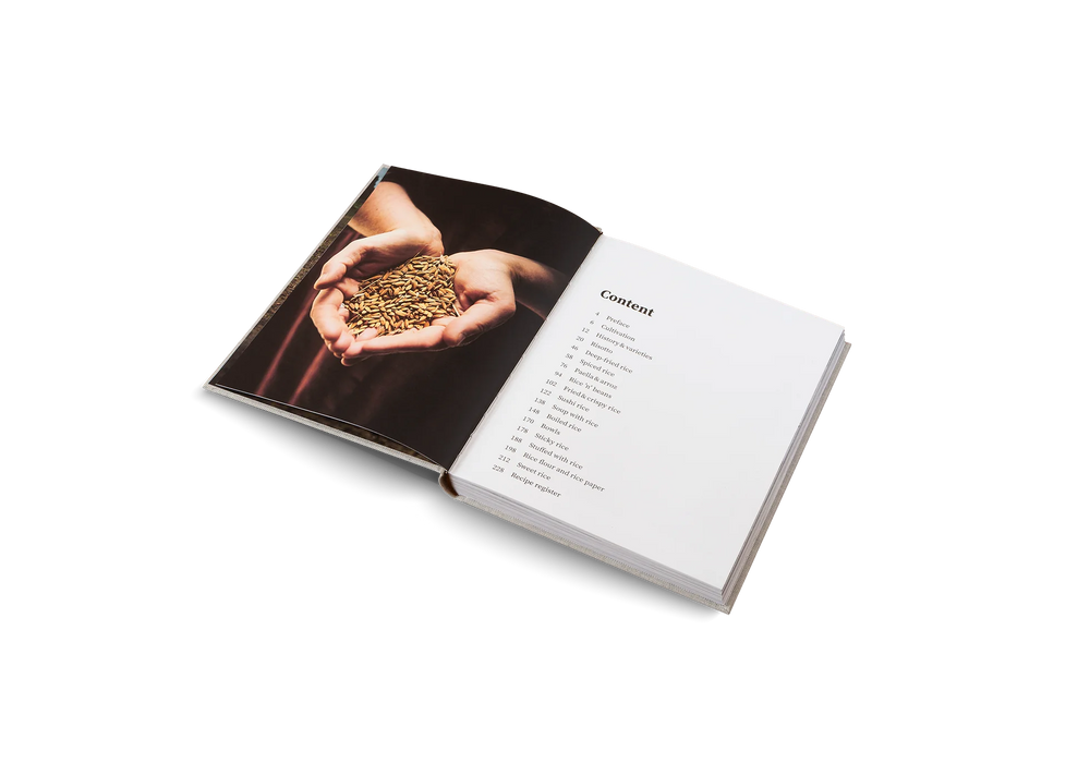Rice and Shine, The World of Rice by Gestalten, open to a photo spread
