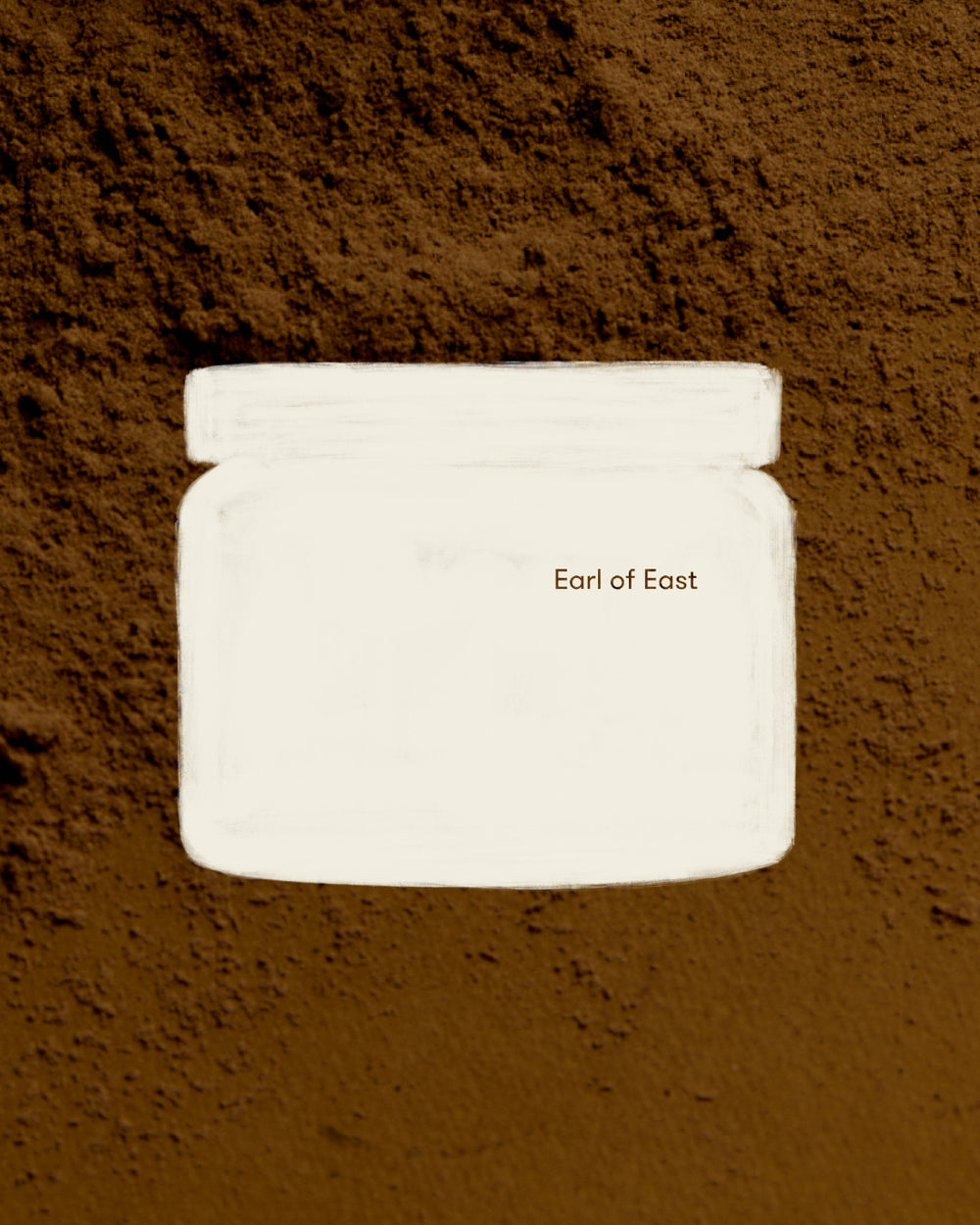 Atlas Cedar Large Scented Candle, 500ml by Earl of East, on brown earth