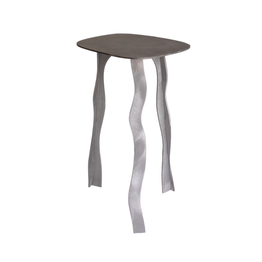 Stool 02, Aluminium by Six Dots Design