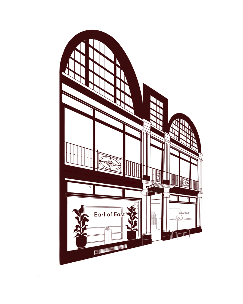 Illustration of the Earl of East Soho store