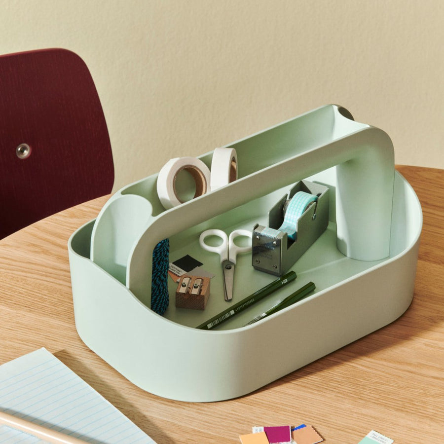 Tool Box, Mint by HAY, holding stationery