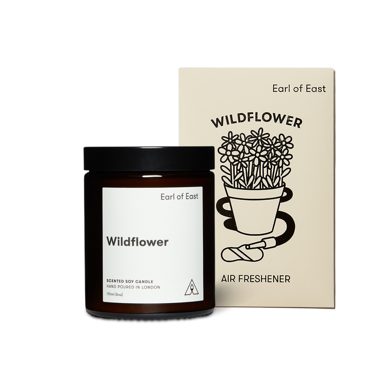  Wildflower Starter Scent Set by Earl of East, with its illustrated box 