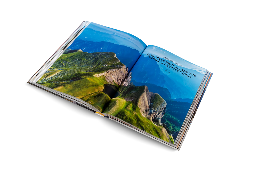 Wanderlust Mediterranean by Gestalten, open to a photo spread