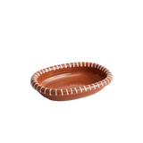 HAY | Barro Oval Dish - Small - Natural with Stripe
