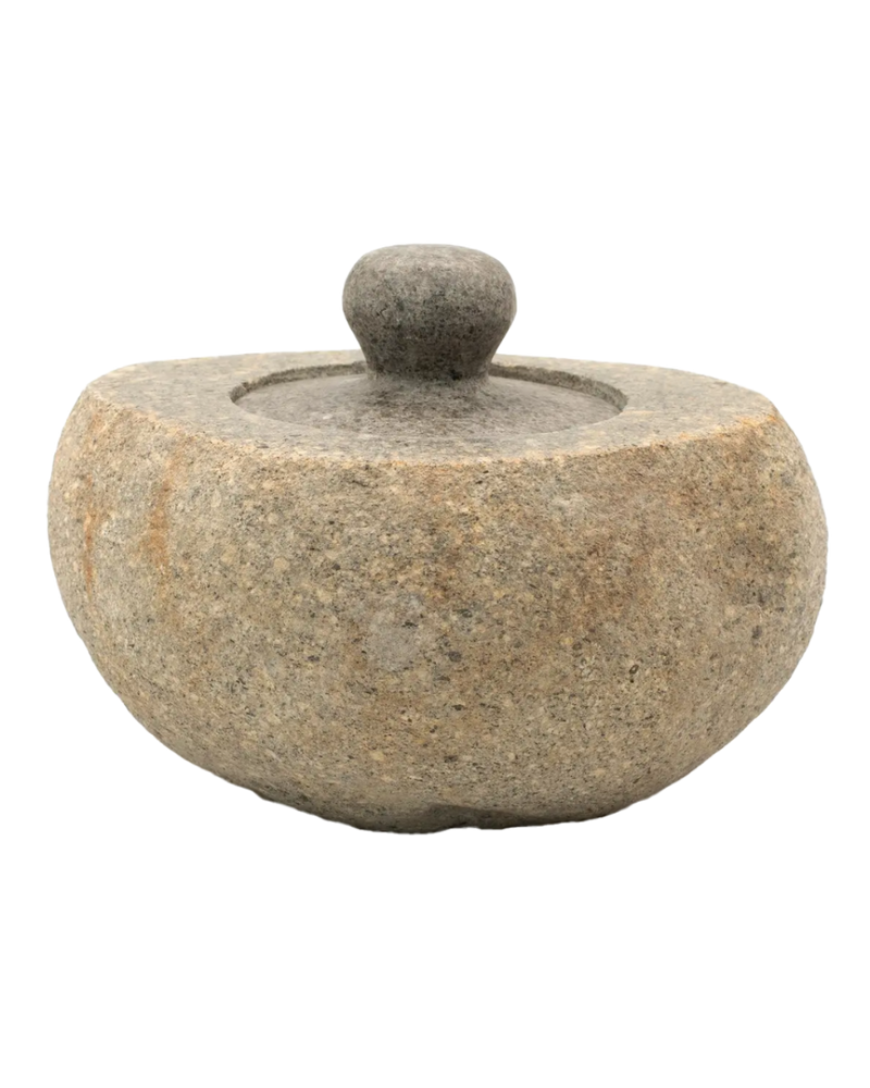  Natural Riverstone Grounding Pot, Medium by Earl of East 