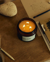 Atlas Cedar Large Scented Candle 500ml styled as a statement candle for the home