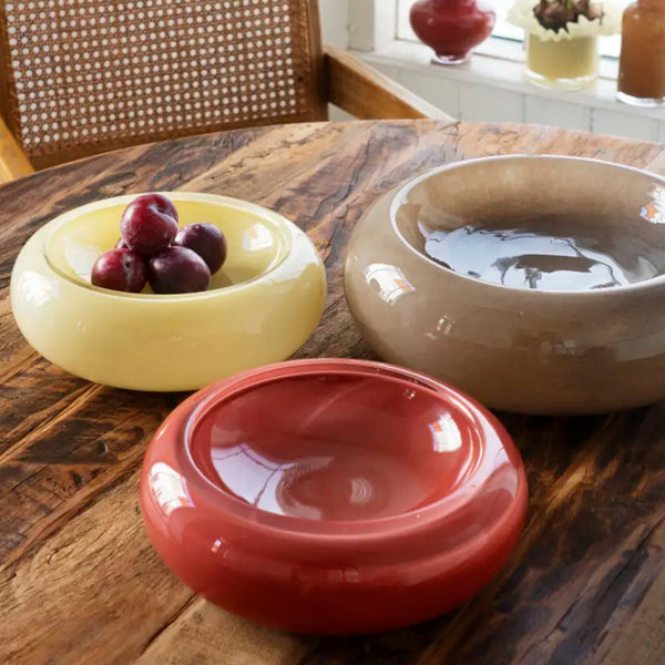 Madam Stoltz | Glass Bowl - Honey