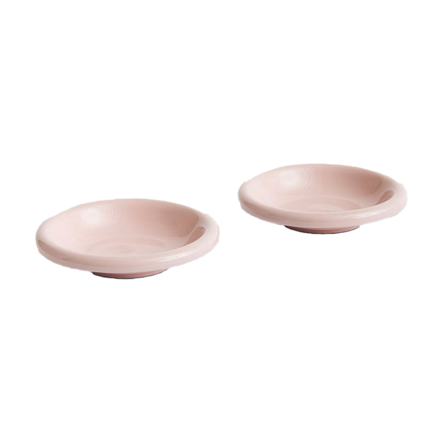 Barro Bowl, Set of Two, Pink by HAY