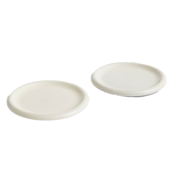 HAY | Barro Plate Set of Two - Ø24 - Off-white