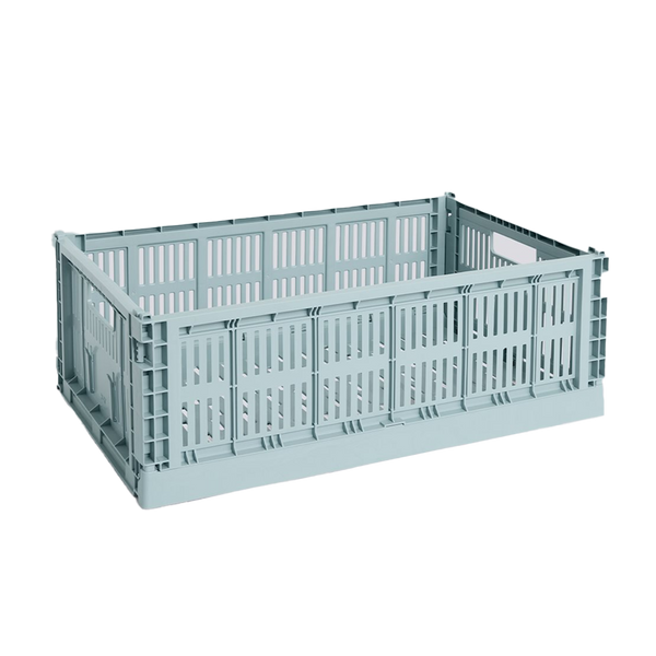 HAY | Colour Crate - Large - Dusty Blue