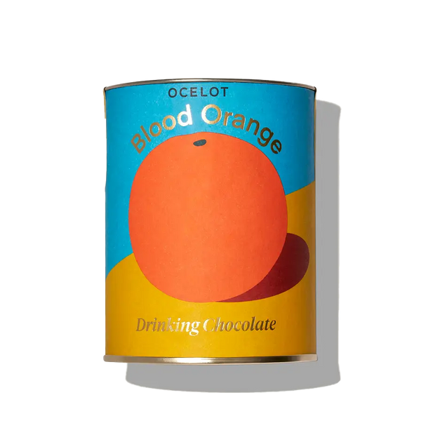 Ocelot Chocolate | Blood Orange Drinking Choc - Organic Dark Choc Flakes - 200g