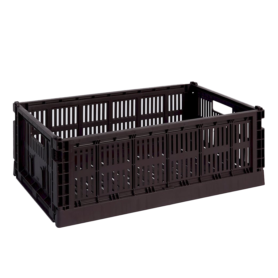 Colour Crate, Large, Bordeaux by HAY