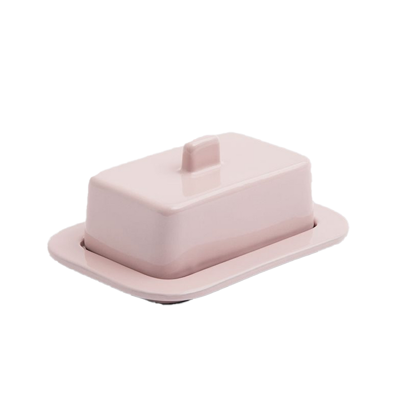  Barro Butter Dish, Pink by HAY 