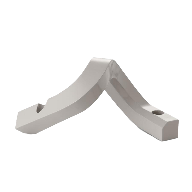  Crooked Candlestick Holder Two, Warm Grey by Normann Copenhagen 