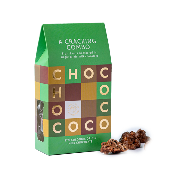 Chococo | "A Cracking Combo" Fruit & Nut Milk Chocolate Clusters