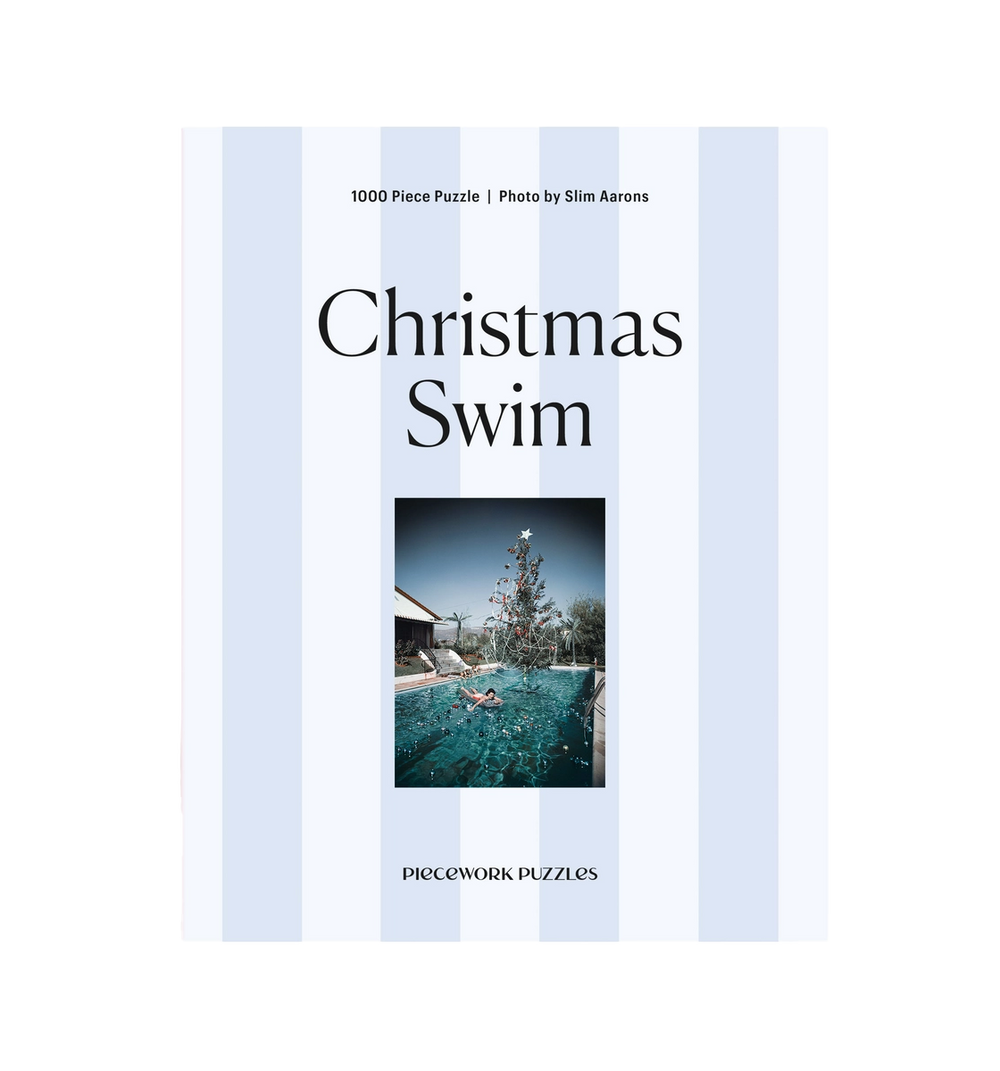Christmas Swim jigsaw puzzle box