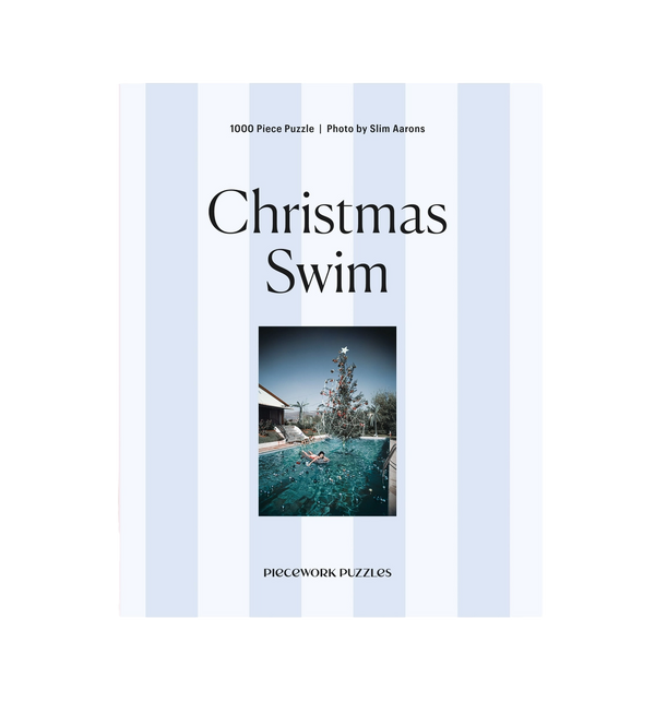 Piecework | Christmas Swim - Slim Aarons Collab - 1000 Piece Puzzle