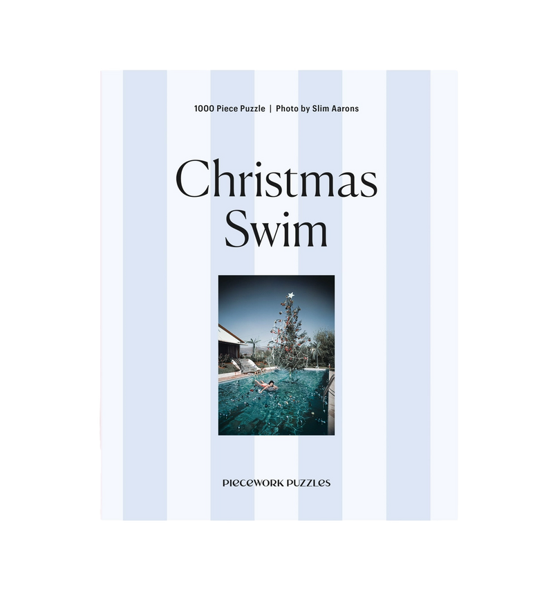 Piecework | Christmas Swim - Slim Aarons Collab - 1000 Piece Puzzle