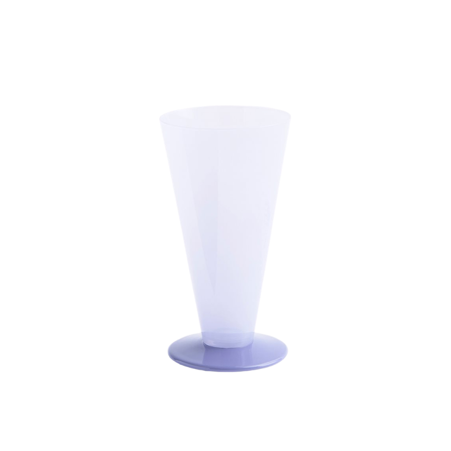 Conical Vase, Small, Light Blue & Lavender by HAY