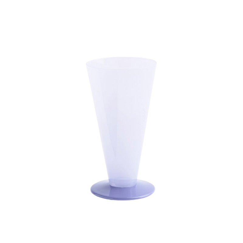 Conical Vase, Small, Light Blue & Lavender by HAY 