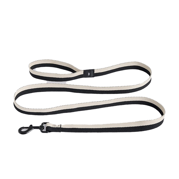 HAY | Dogs Leash - Flat - Black/White
