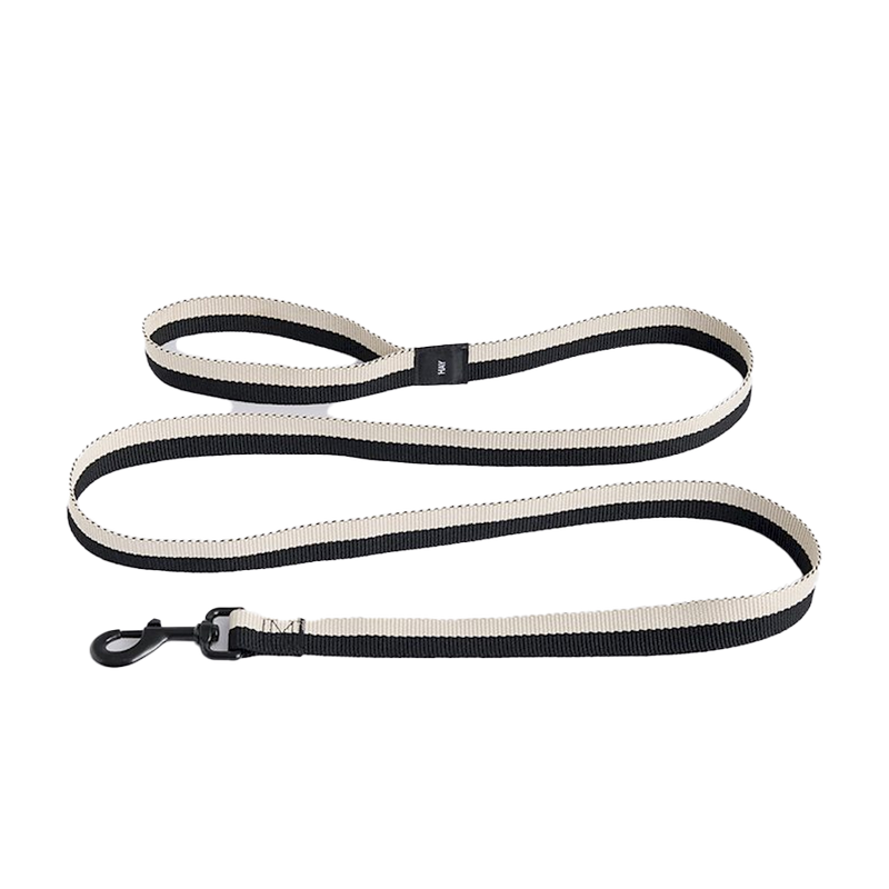 HAY | Dogs Leash - Flat - Black/White