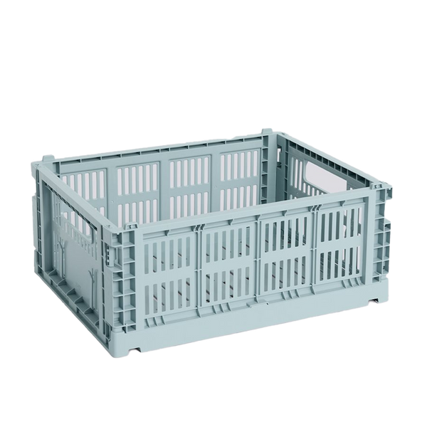 HAY | Colour Crate - Medium - Dusty Blue