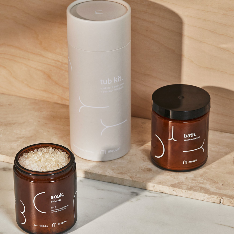 MAUDE | Tub Kit No.2 - Soaking Salts & Coconut Milk Bath