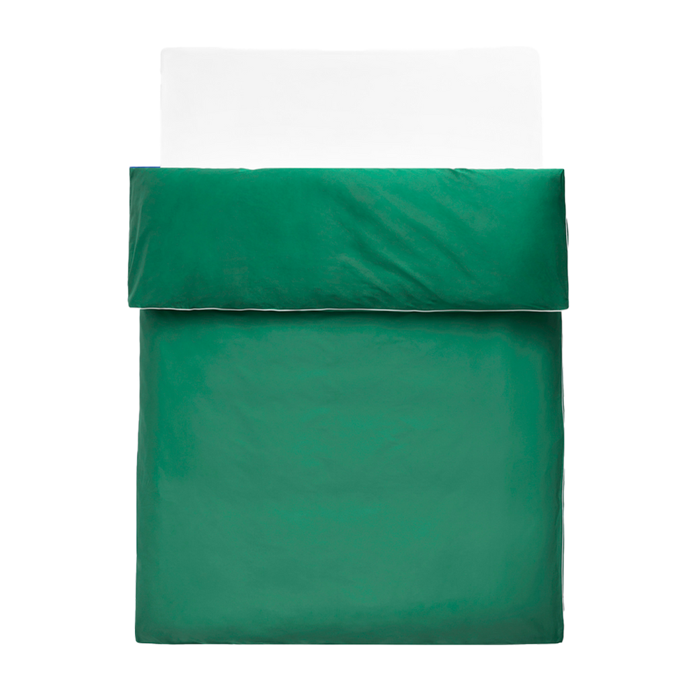 Outline Duvet Cover, 200 x 200, Green by HAY