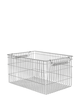 Cala Stackable Baskets - Set of 2 - Stainless Steel