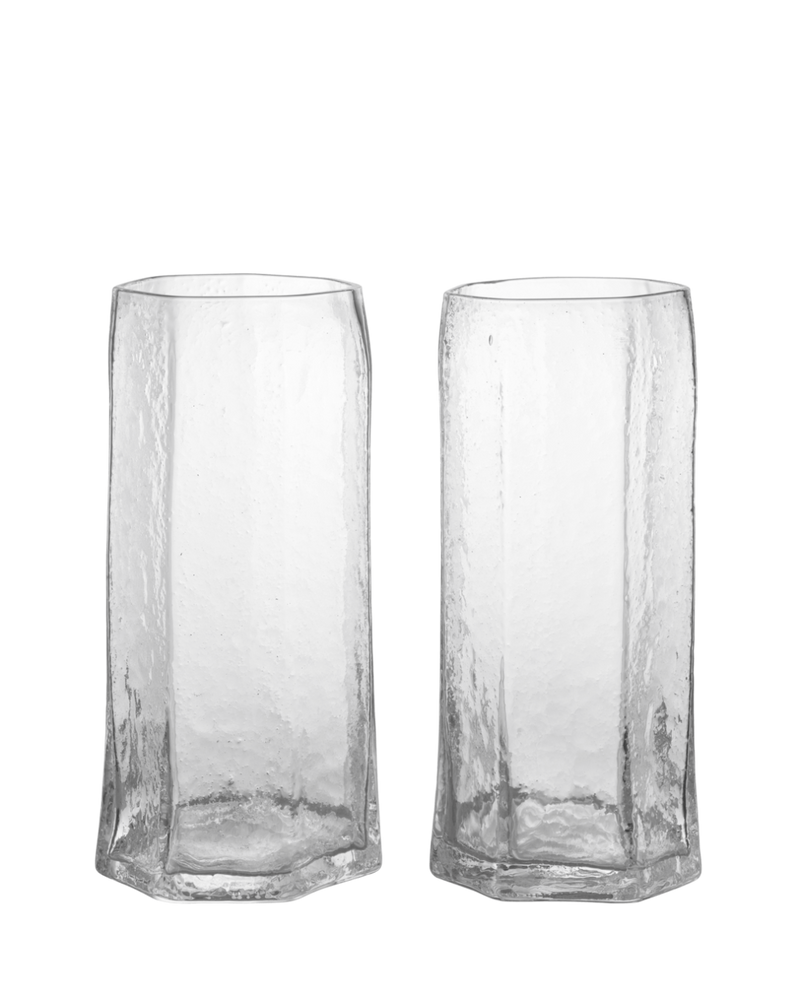  Kiru Tall Glasses, Set of 2, Clear by ferm LIVING 