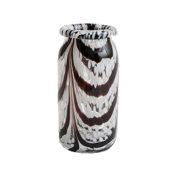 HAY | Splash Vase - XS - Coffee & White