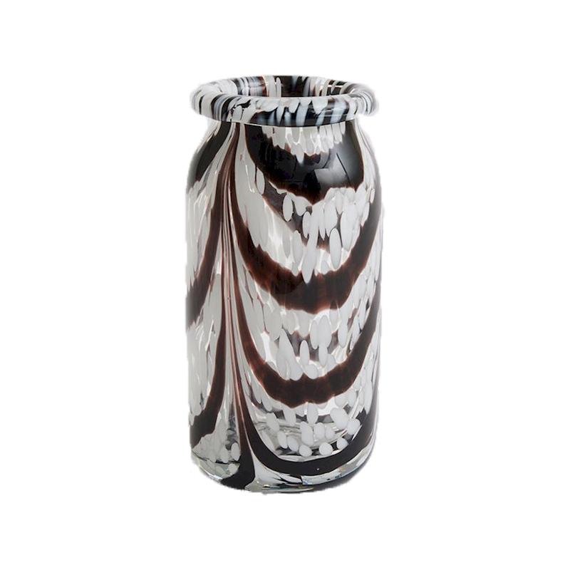 HAY | Splash Vase - XS - Coffee & White