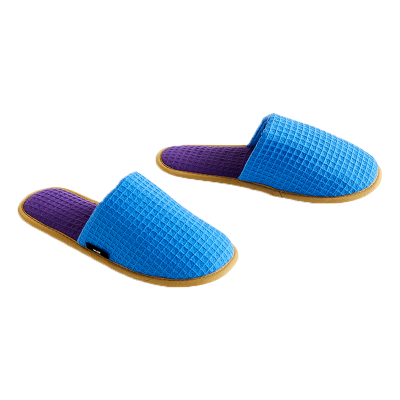  Waffle Slippers, Blue Multi by HAY 