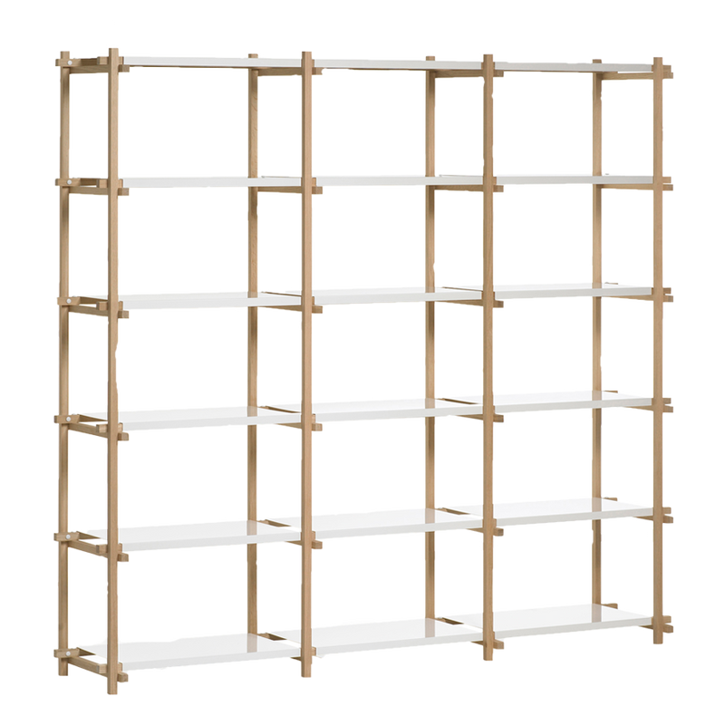  Woody Shelves, Tall, Triple by HAY 