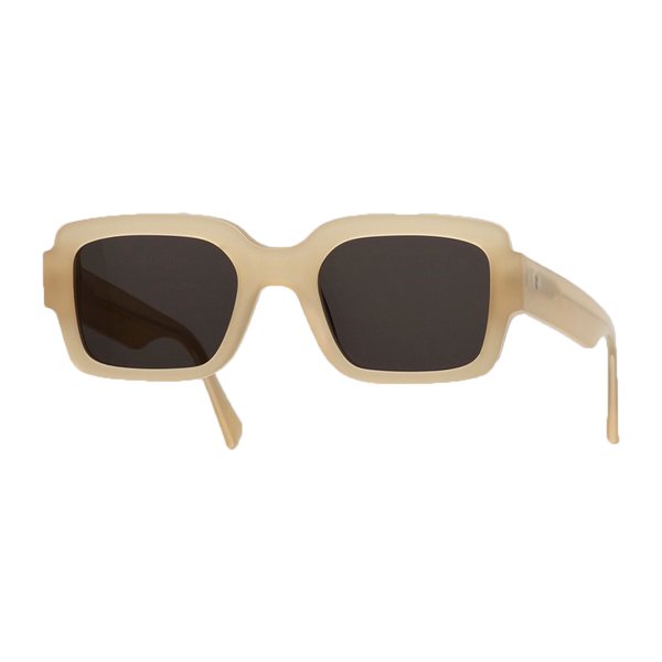 Monokel Eyewear | Apollo Sand Frame - Grey Solid Lens
