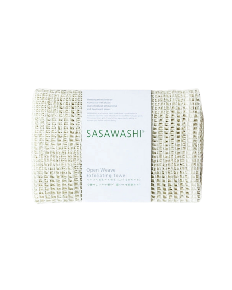  Sasawashi Open Weave Exfoliating Towel by Morihata 