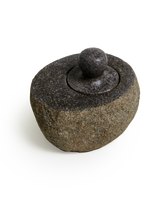 Natural Riverstone Grounding Pot - Small