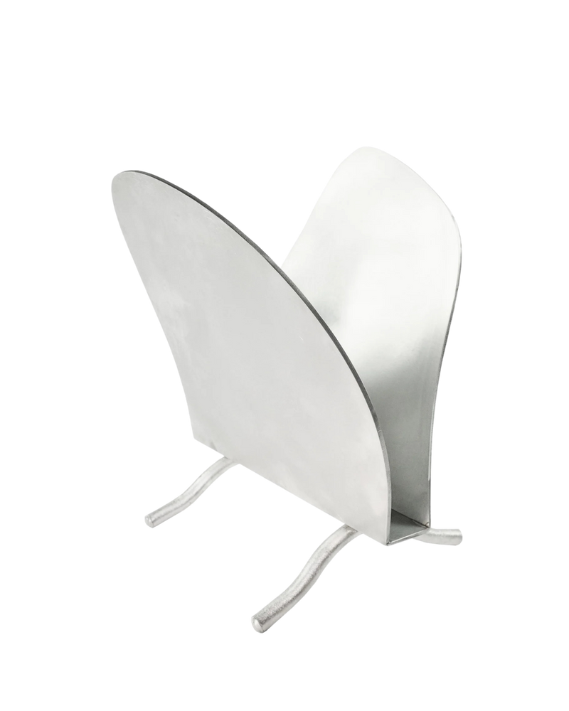  Magazine Rack, Aluminium by Six Dots Design 