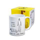 David Shrigley | Fell Asleep Talking Mug