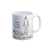 David Shrigley | Fell Asleep Talking Mug