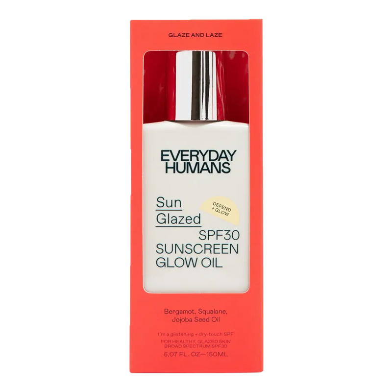 Everyday Humans | Sun Glazed SPF30 - Body Glow Oil For Tanning 150ml