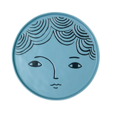 Donna Wilson | Ceramic Face Side Plate - Blue
