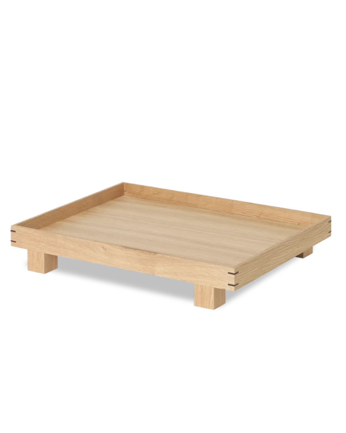  Bon Wooden Tray, Small, Oak by ferm LIVING 